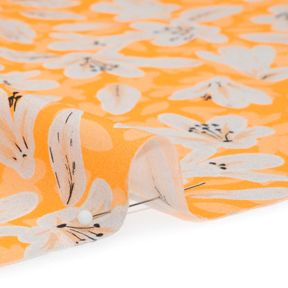 Cotton Voile - Yellow Floral - Daybreak Bloom Print - Mood Exclusive Chariot Collection