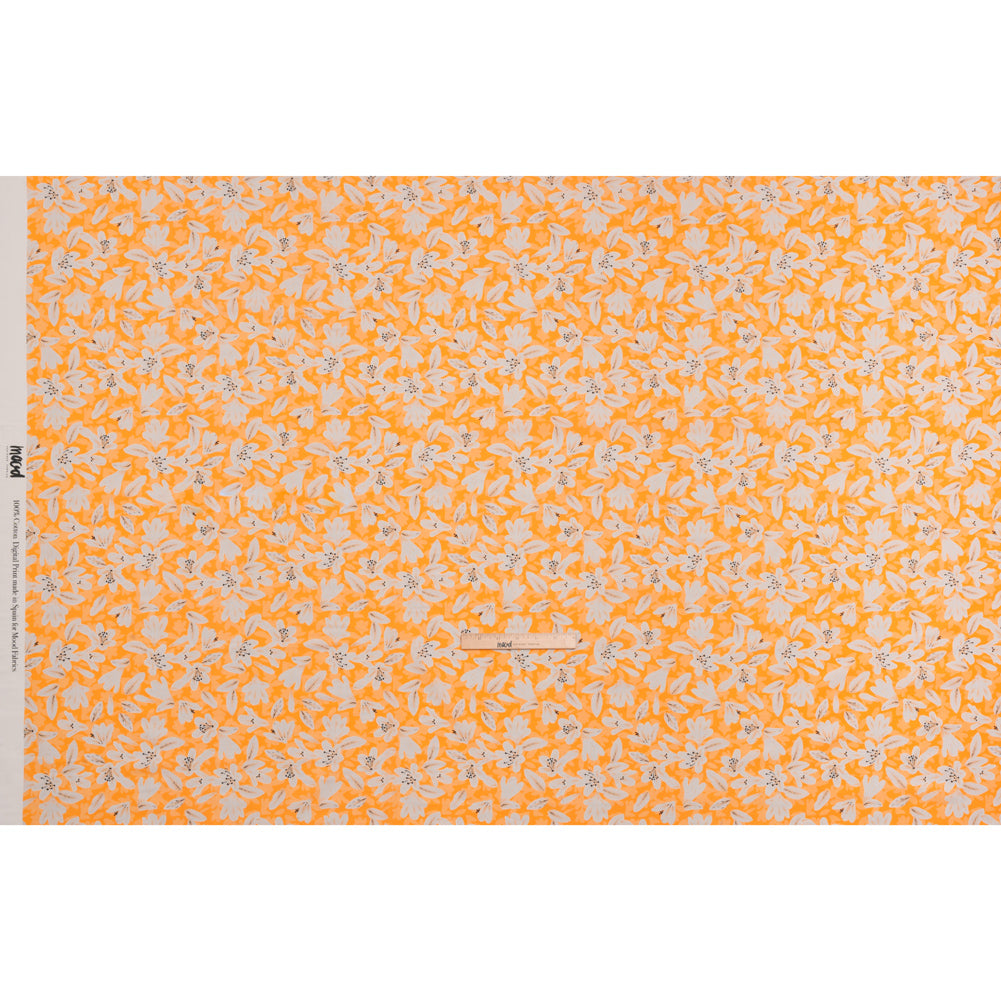 Cotton Voile - Yellow Floral - Daybreak Bloom Print - Mood Exclusive Chariot Collection - Full