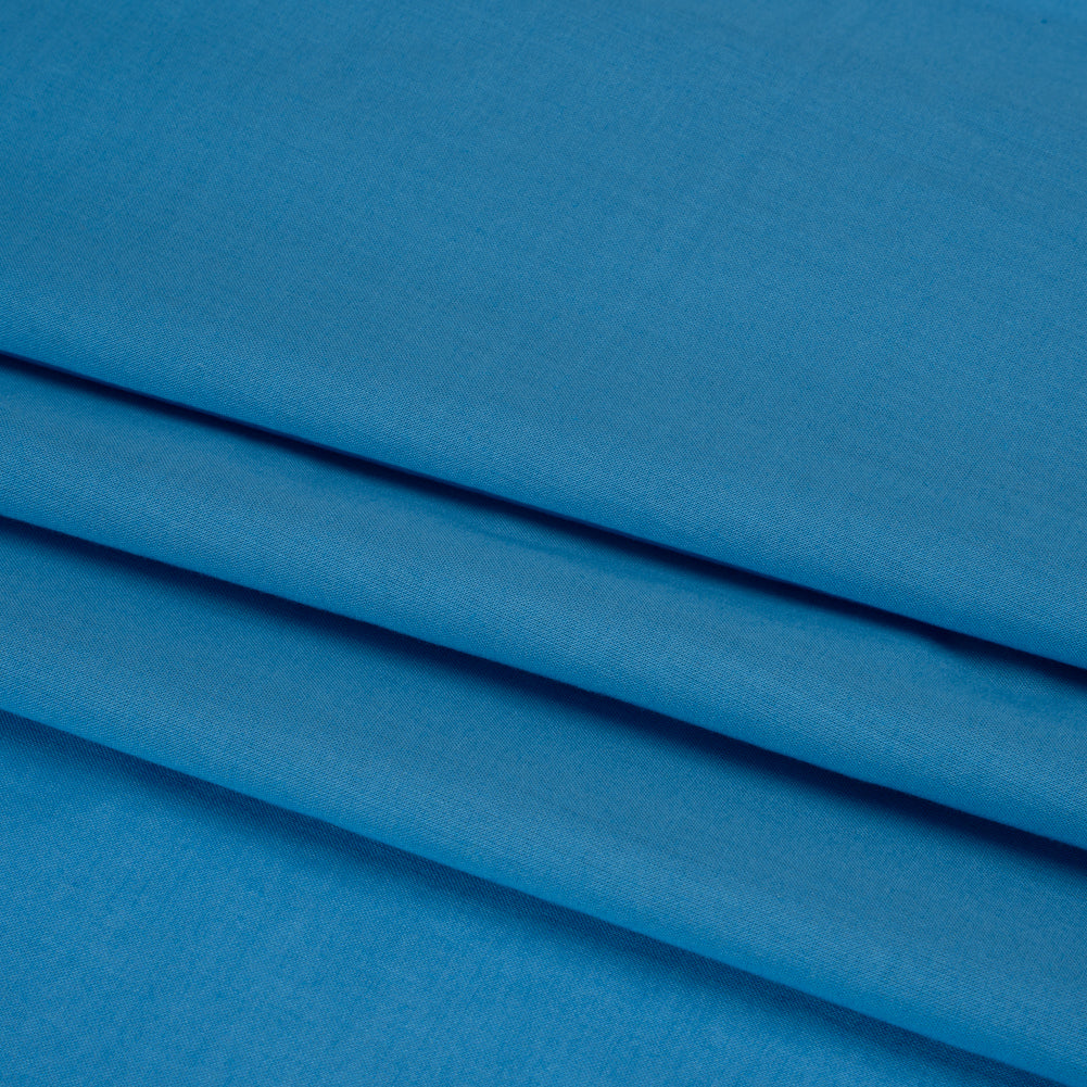 Cotton Voile - Blue - Mood Exclusive Farley Collection - Folded