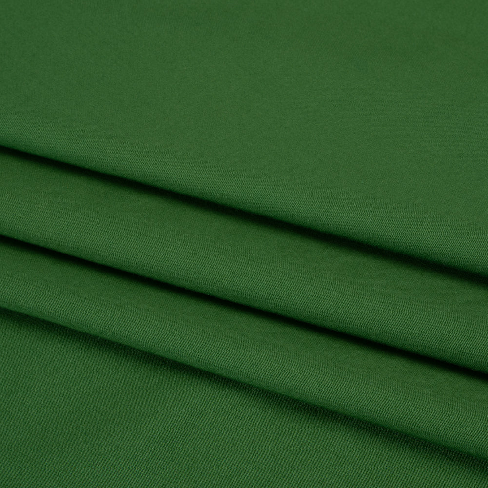 Stretch Cotton Sateen - Hunter Green - Mood Exclusive Carlos Collection - Folded