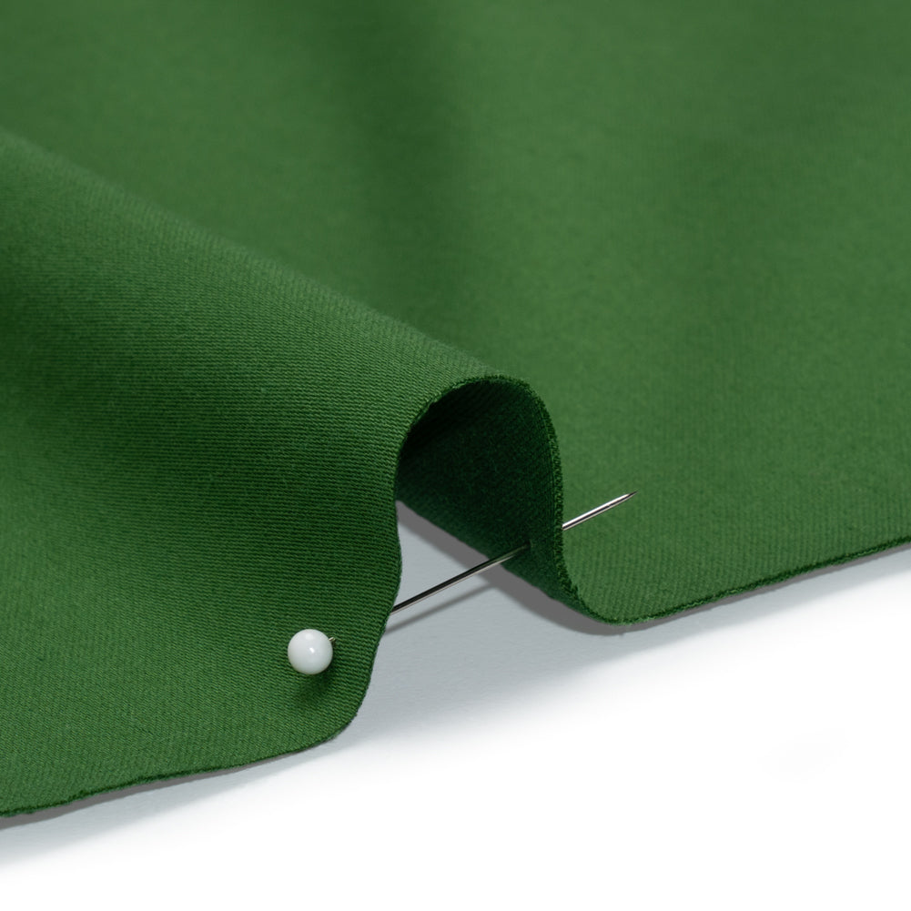 Stretch Cotton Sateen - Hunter Green - Mood Exclusive Carlos Collection - Detail