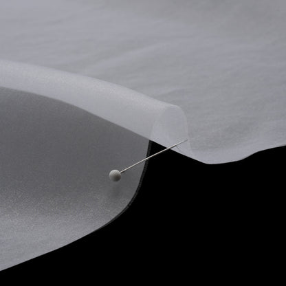 Polyester Organza - Bright White - Luscinia Collection by Mood