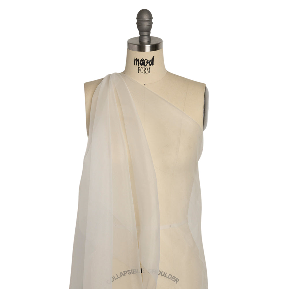 Polyester Organza - Antique White - Luscinia Collection by Mood - Drape