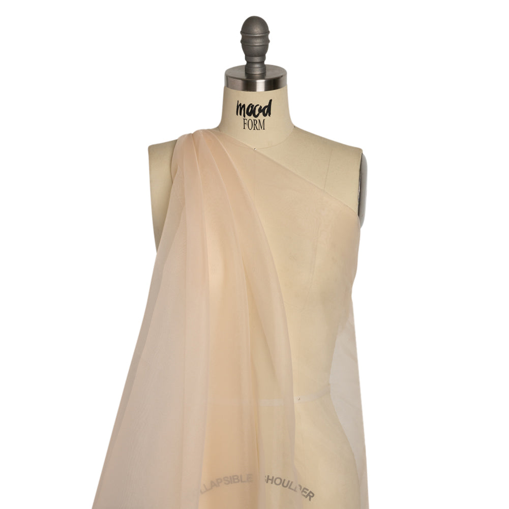 Polyester Organza - Ecru - Luscinia Collection by Mood - Drape