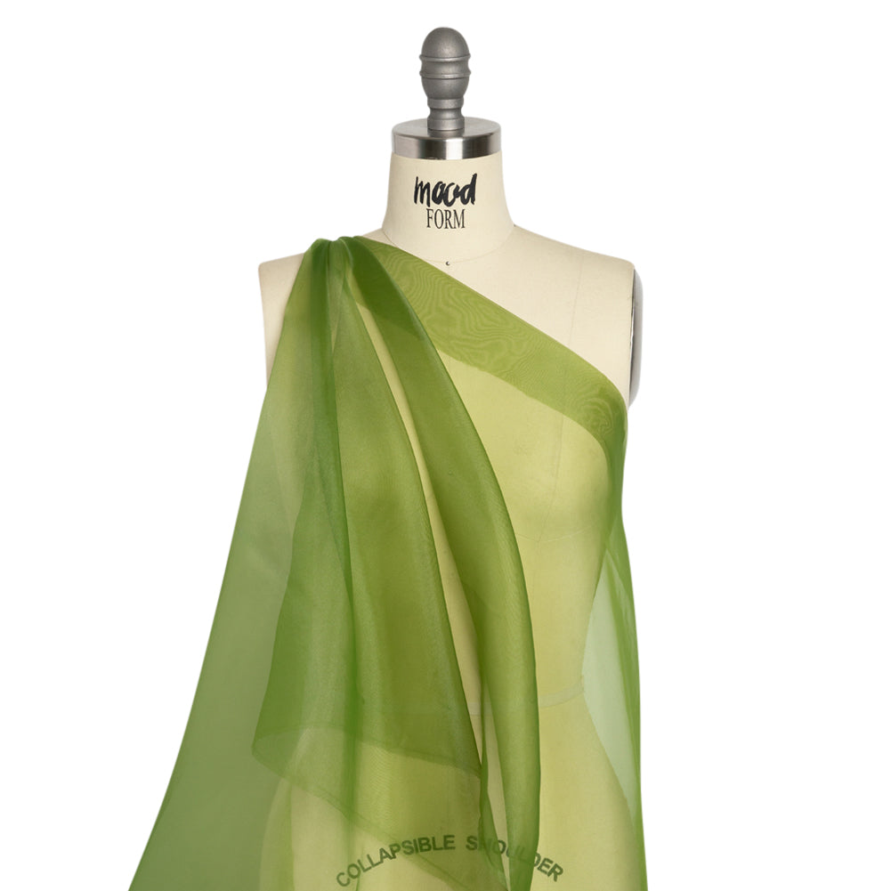 Polyester Organza - Pesto Green - Luscinia Collection by Mood - Drape