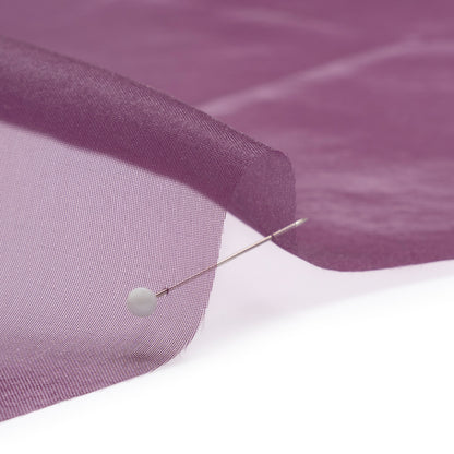 Polyester Organza - Eggplant - Luscinia Collection by Mood