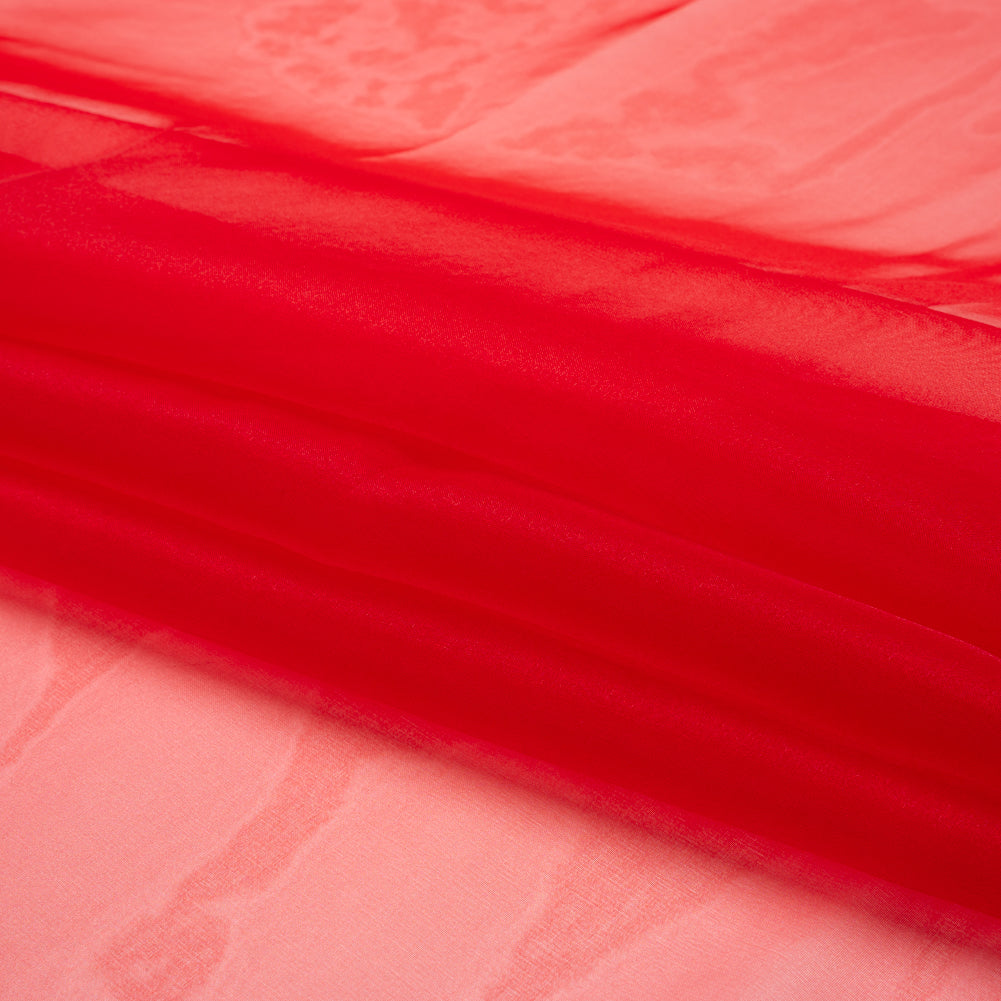 Polyester Organza - Red - Luscinia Collection by Mood - Folded