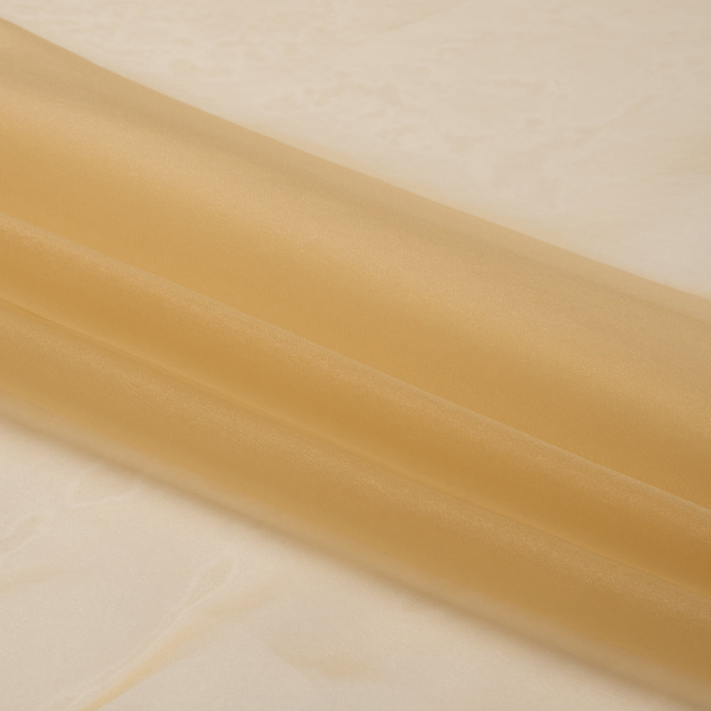 Polyester Organza - Gold - Luscinia Collection by Mood - Folded