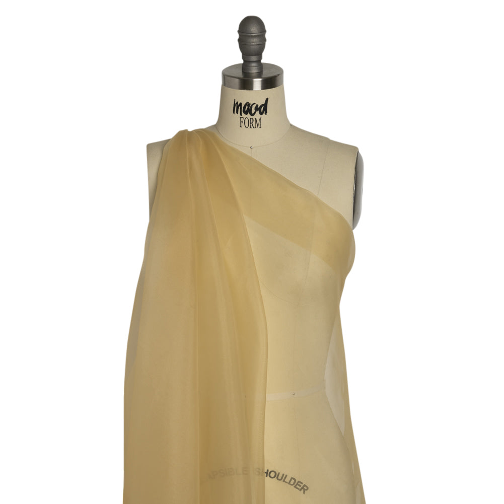 Polyester Organza - Gold - Luscinia Collection by Mood - Drape
