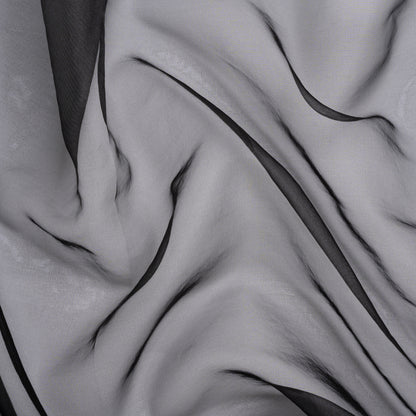 Polyester Organza - Black - Luscinia Collection by Mood