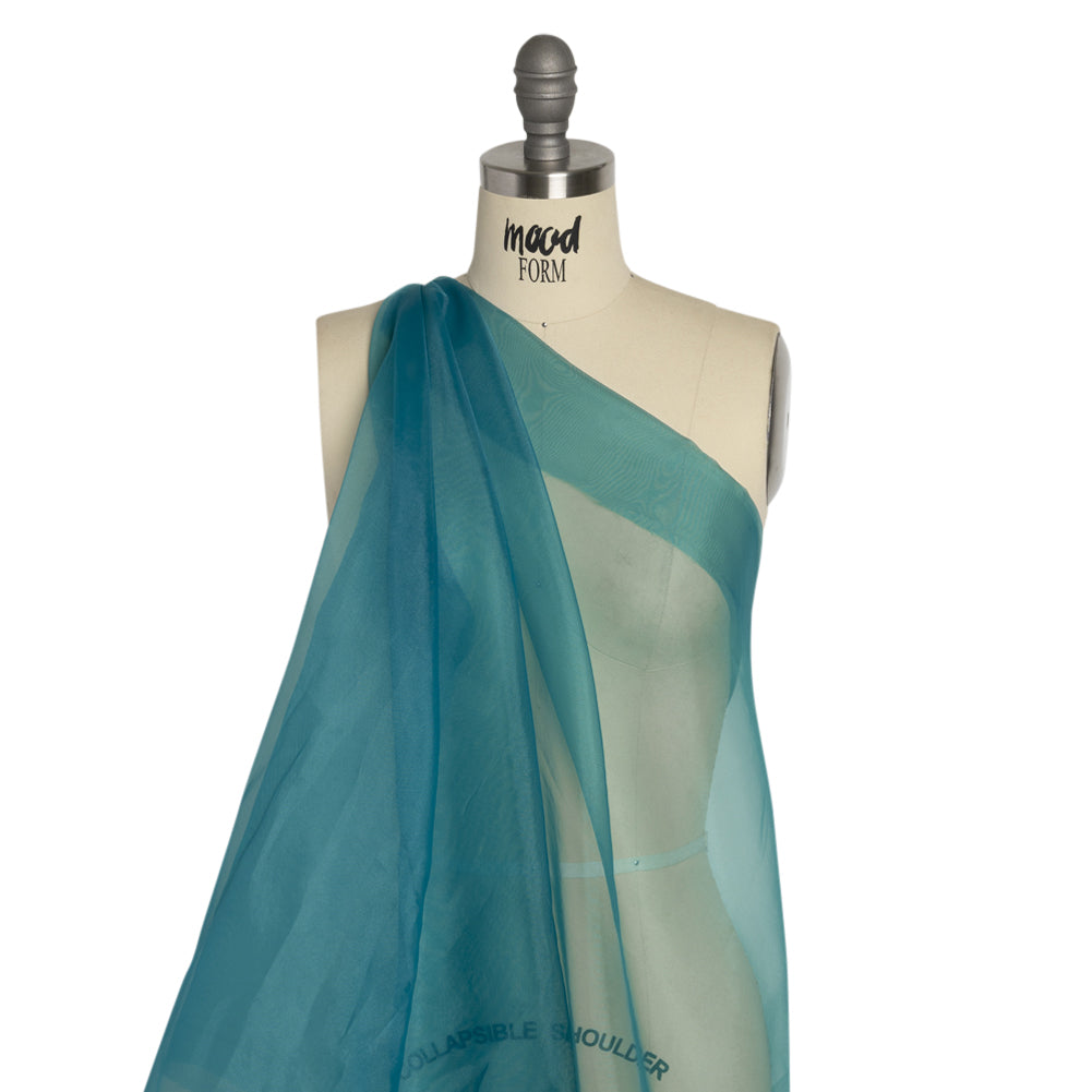 Polyester Organza - Deep Teal - Luscinia Collection by Mood - Drape