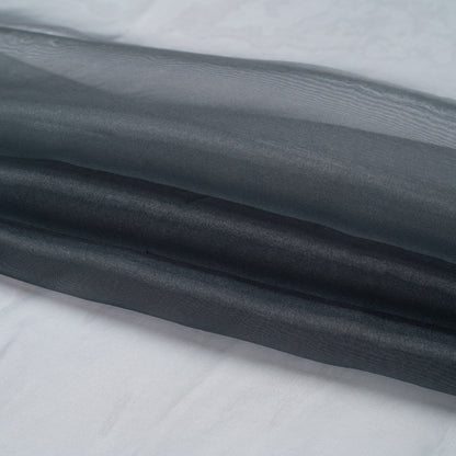 Polyester Organza - Charcoal Gray - Luscinia Collection by Mood