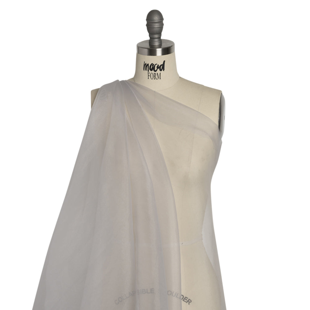 Polyester Organza - Silver - Luscinia Collection by Mood - Drape
