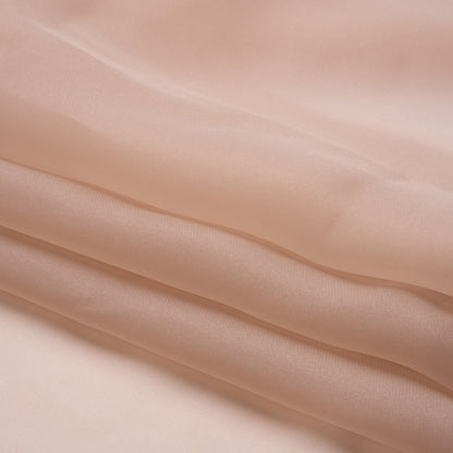 Satin-Faced Polyester Organza - Blush - Ardea Collection by Mood