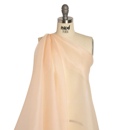 Satin-Faced Polyester Organza - Ecru - Ardea Collection by Mood