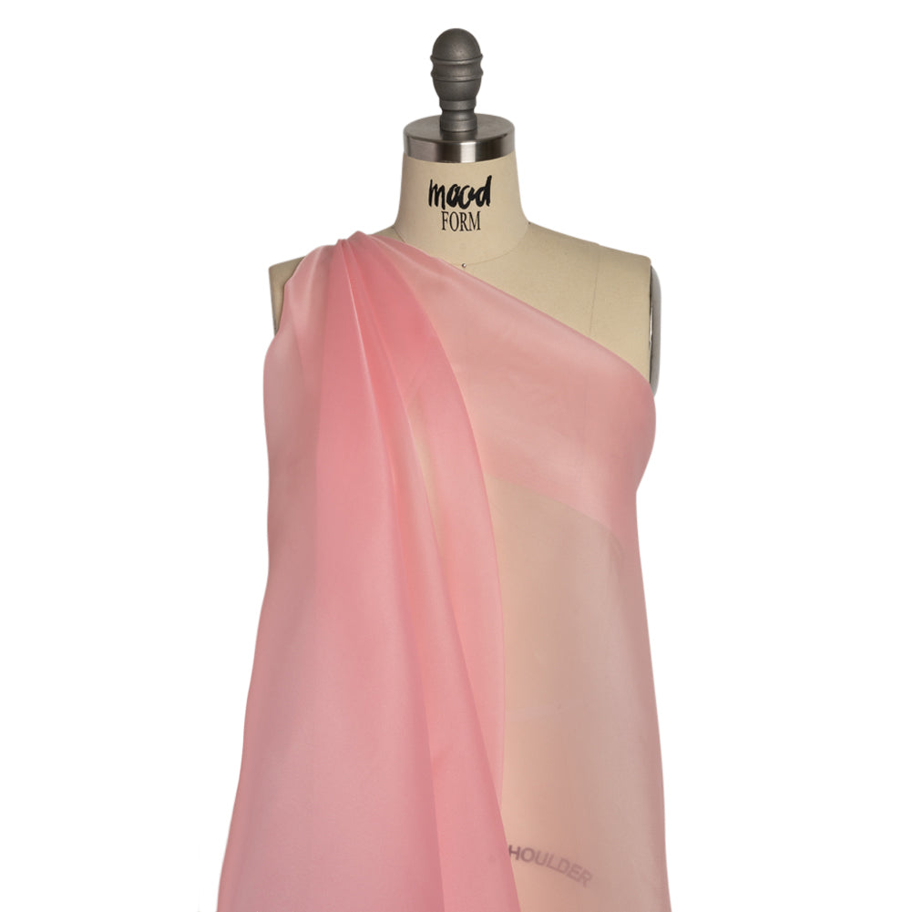 Satin-Faced Polyester Organza - Candy Pink - Ardea Collection by Mood Drape