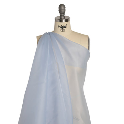 Satin-Faced Polyester Organza - Baby Blue - Ardea Collection by Mood