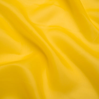 Satin-Faced Polyester Organza - Buttercup Yellow - Ardea Collection by Mood