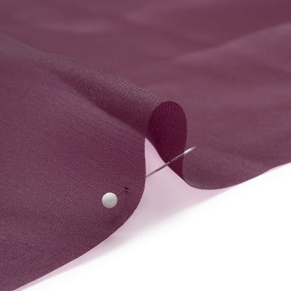 Satin-Faced Polyester Organza - Eggplant - Ardea Collection by Mood