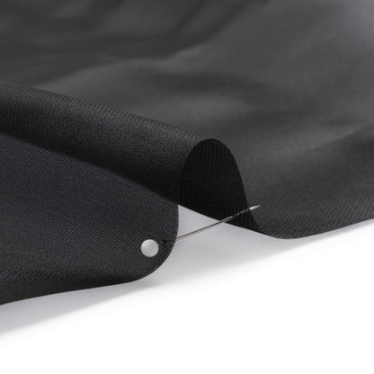 Satin-Faced Polyester Organza - Black - Ardea Collection by Mood