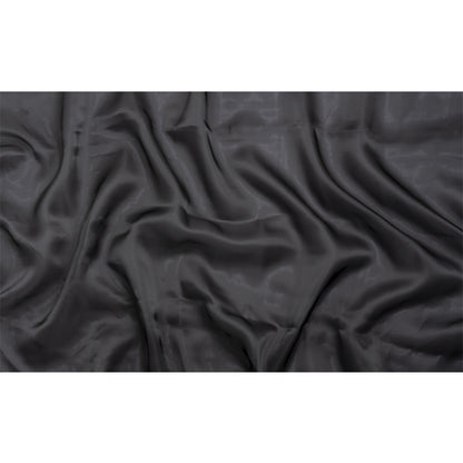 Satin-Faced Polyester Organza - Black - Ardea Collection by Mood
