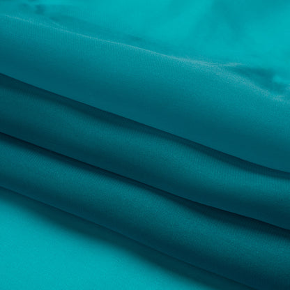 Satin-Faced Polyester Organza - Deep Teal - Ardea Collection by Mood