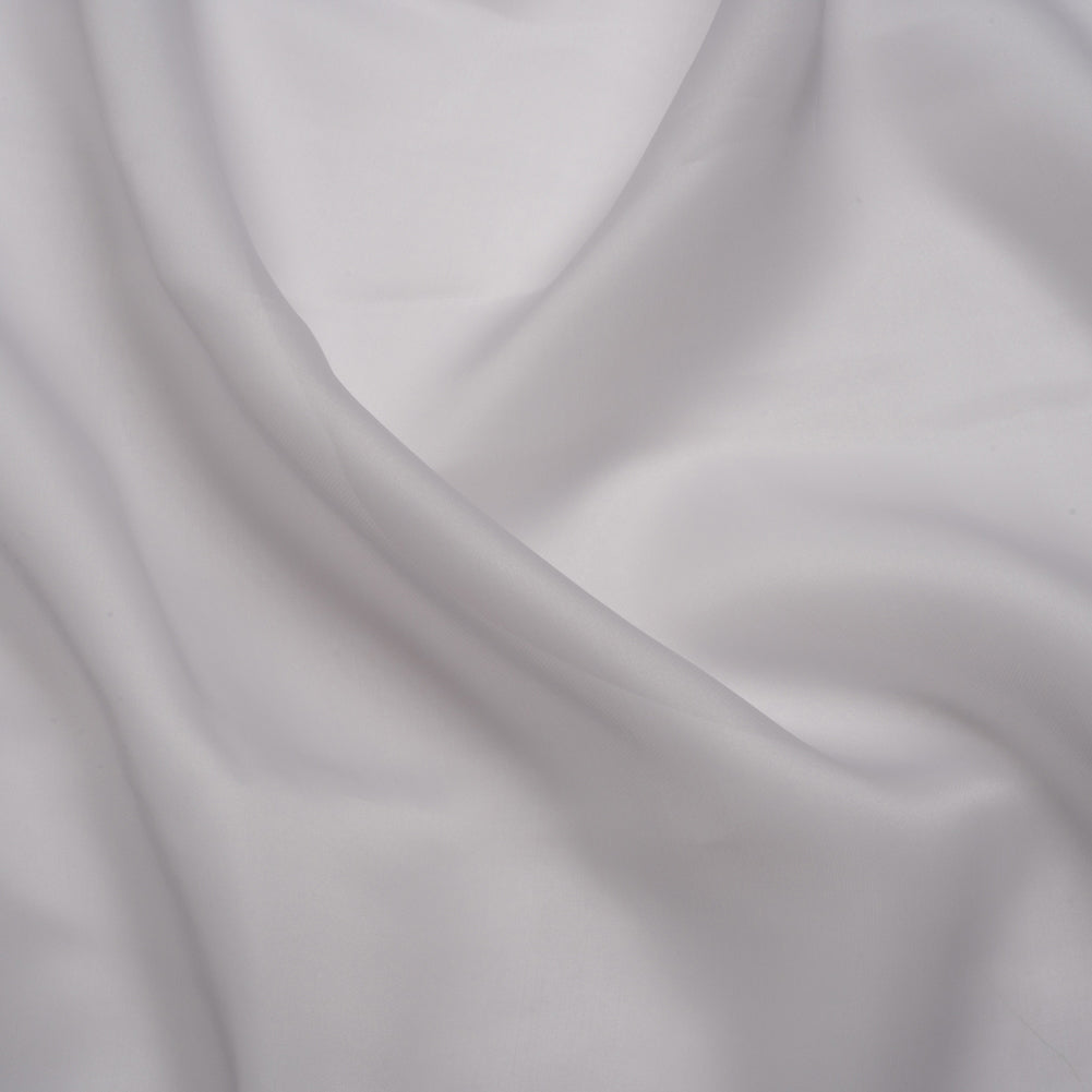 Satin-Faced Polyester Organza - Silver - Ardea Collection by Mood
