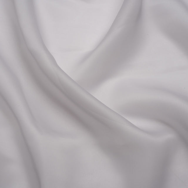Satin-Faced Polyester Organza - Silver - Ardea Collection by Mood