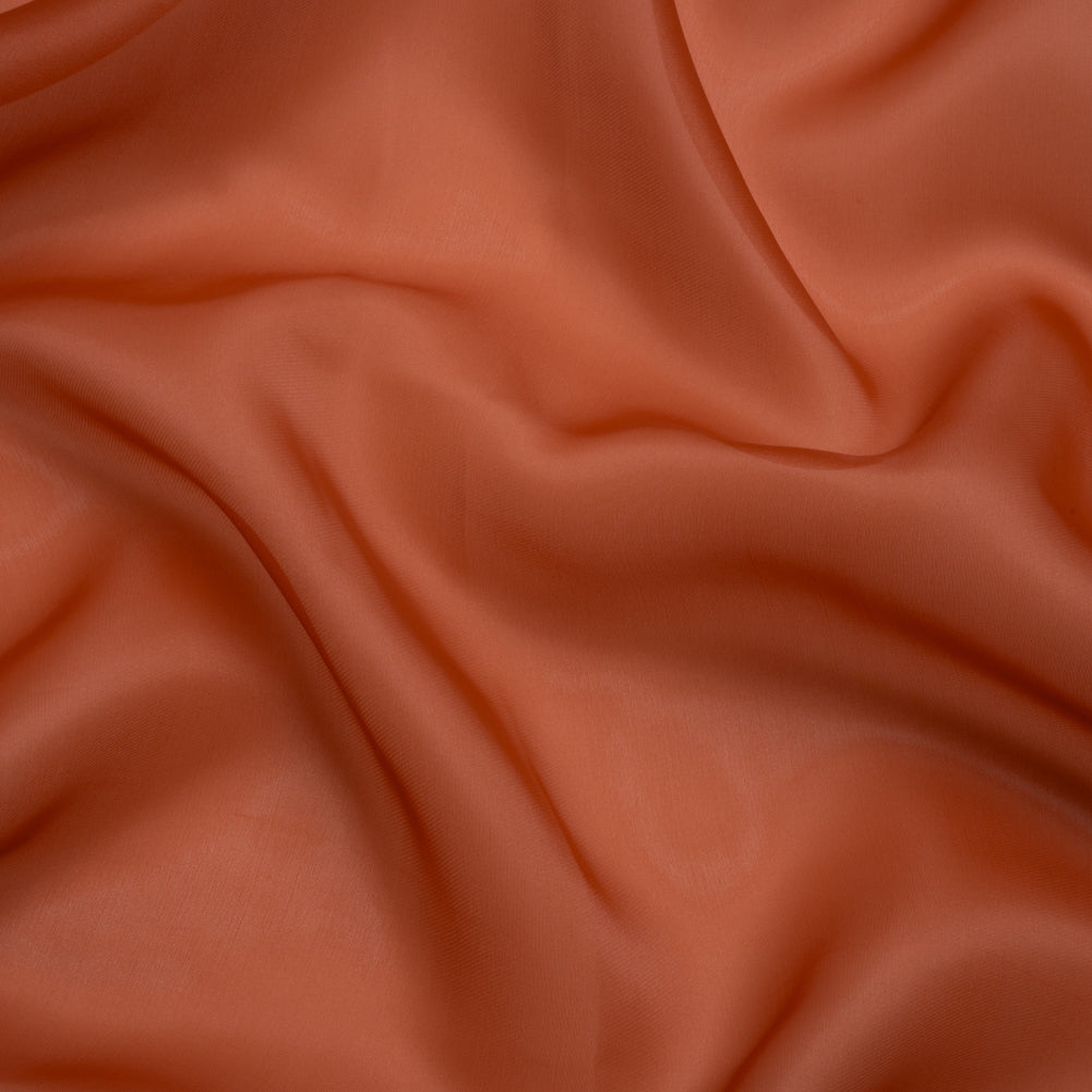 Satin-Faced Polyester Organza - Sienna - Ardea Collection by Mood