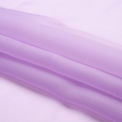 Satin-Faced Polyester Organza - Lavender - Ardea Collection by Mood Folded