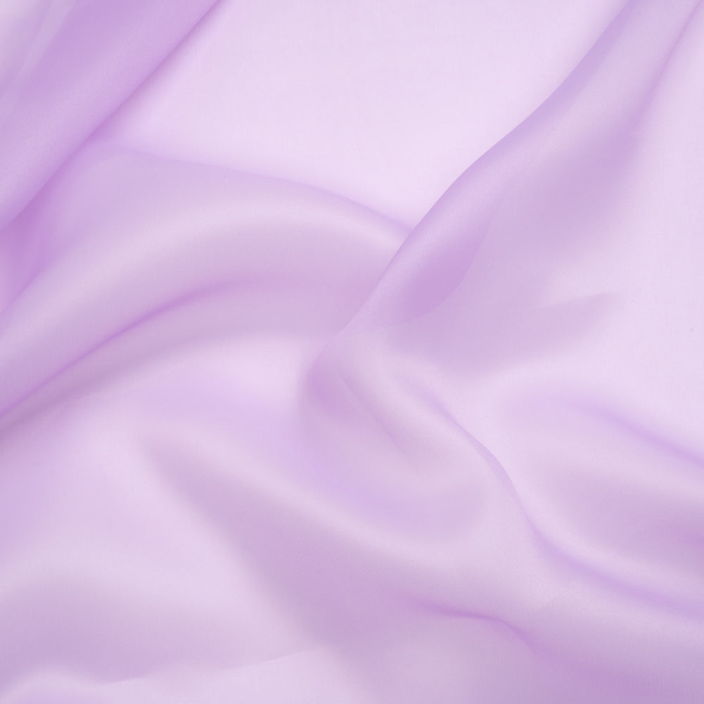 Satin-Faced Polyester Organza - Lavender - Ardea Collection by Mood