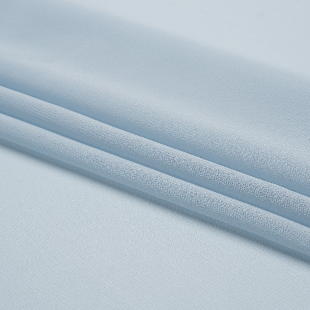 Polyester High-Multi Chiffon - Baby Blue - Netta Collection by Mood - Folded