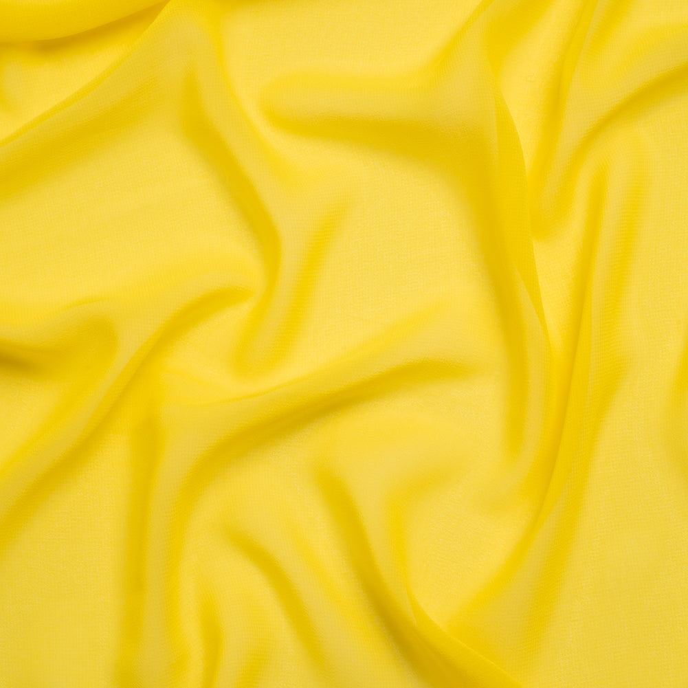 Polyester High-Multi Chiffon - Buttercup Yellow - Netta Collection by Mood - Image 2 of 8