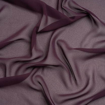 Polyester High-Multi Chiffon - Eggplant - Netta Collection by Mood