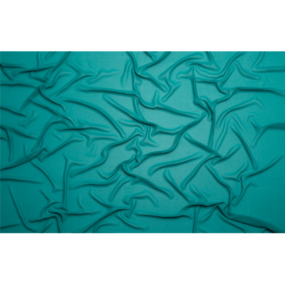 Polyester High-Multi Chiffon - Deep Teal - Netta Collection by Mood - Full