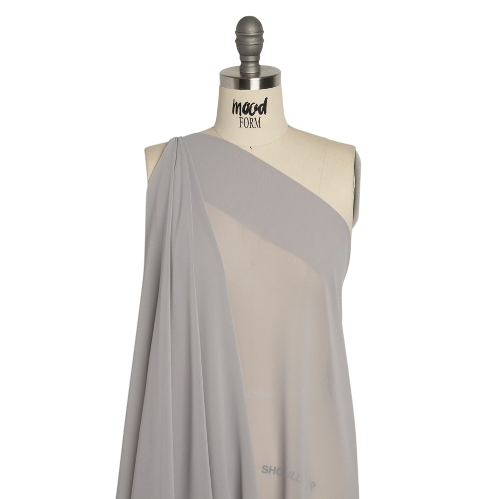 Polyester High-Multi Chiffon - Silver - Netta Collection by Mood - Drape