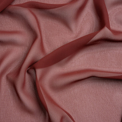 Polyester High-Multi Chiffon - Burgundy - Netta Collection by Mood