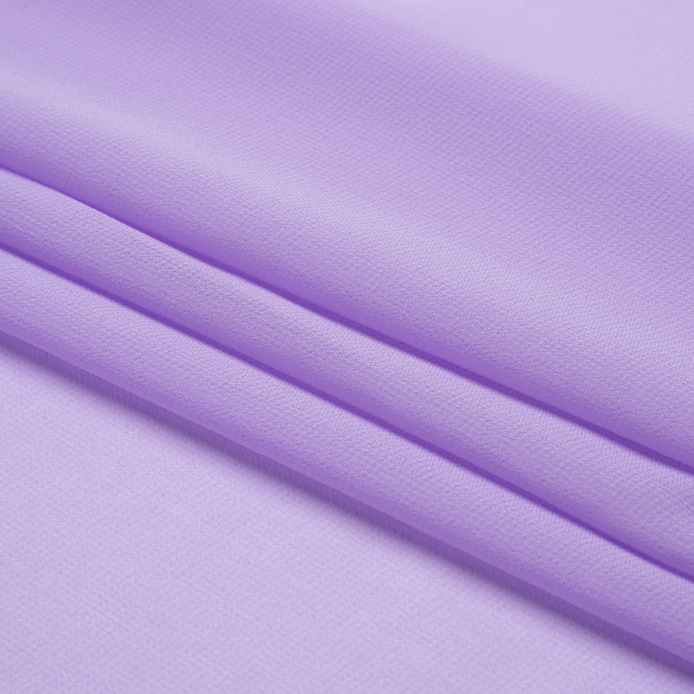 Polyester High-Multi Chiffon - Lavender - Netta Collection by Mood - Folded