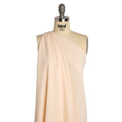 Polyester Double Georgette - Ecru - Mimosa Collection by Mood