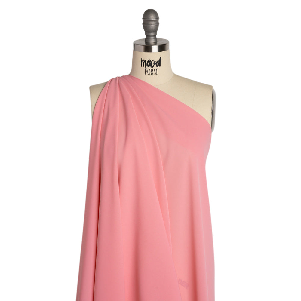 Polyester Double Georgette - Candy Pink - Mimosa Collection by Mood - Drape