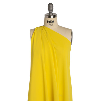 Polyester Double Georgette - Buttercup Yellow - Mimosa Collection by Mood