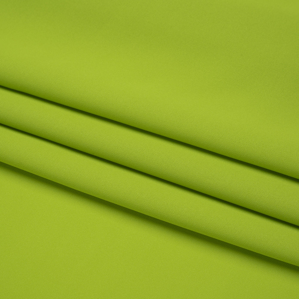 Polyester Double Georgette - Peridot Green - Mimosa Collection by Mood - Folded