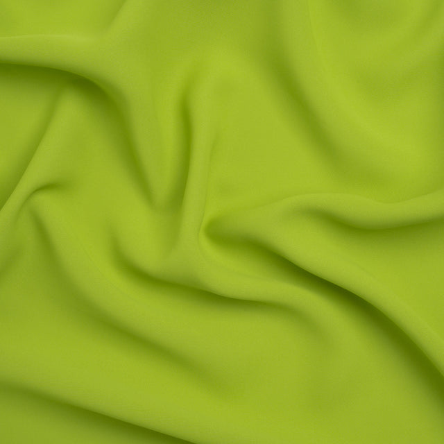 Polyester Double Georgette - Peridot Green - Mimosa Collection by Mood