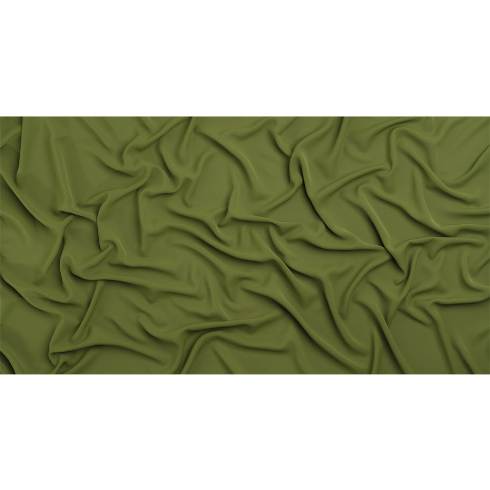 Polyester Double Georgette - Pesto Green - Mimosa Collection by Mood - Full
