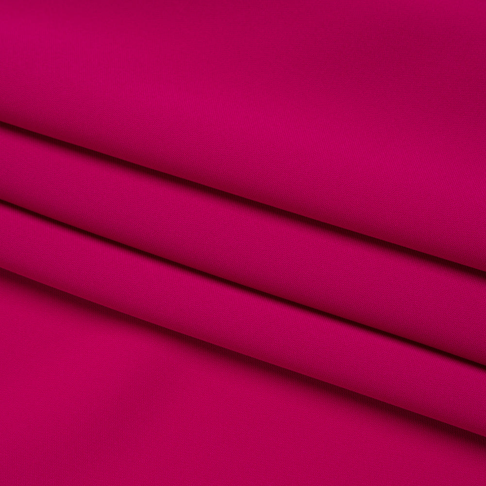 Polyester Double Georgette - Magenta Haze - Mimosa Collection by Mood - Folded