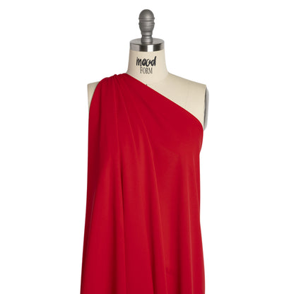 Polyester Double Georgette - Red - Mimosa Collection by Mood Drape