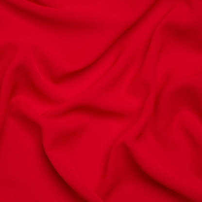 Polyester Double Georgette - Red - Mimosa Collection by Mood