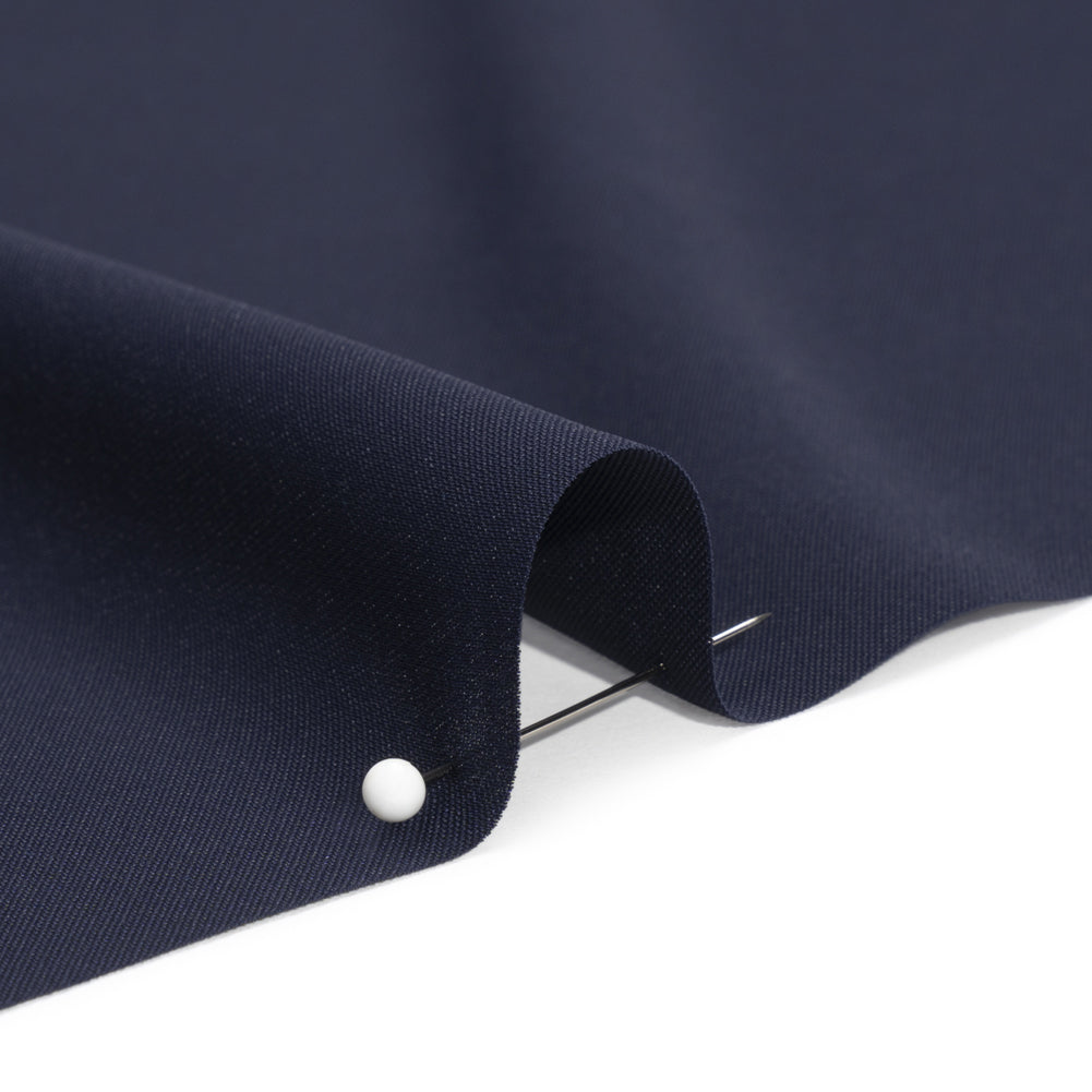 Polyester Double Georgette - Navy - Mimosa Collection by Mood - Detail