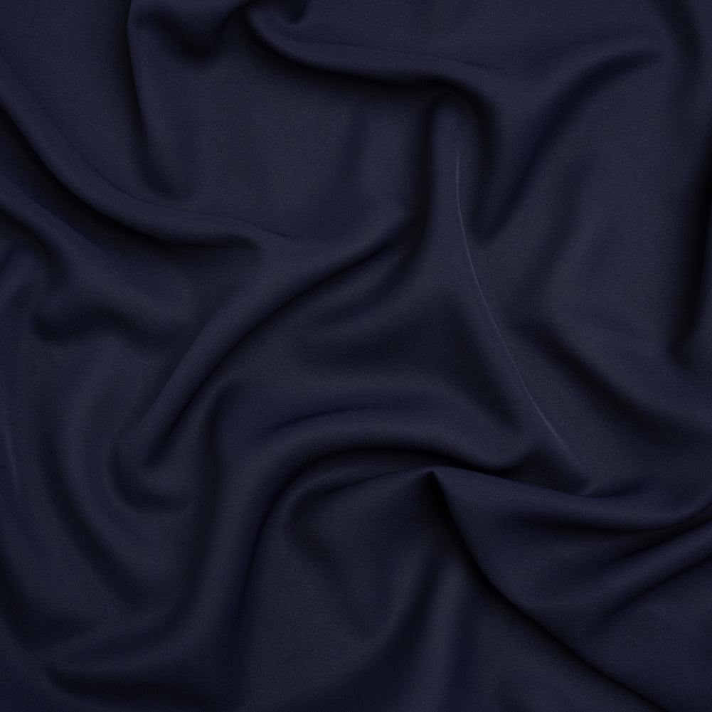 Polyester Double Georgette - Navy - Mimosa Collection by Mood - Image 2 of 8