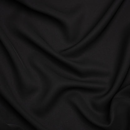 Polyester Double Georgette - Black - Mimosa Collection by Mood